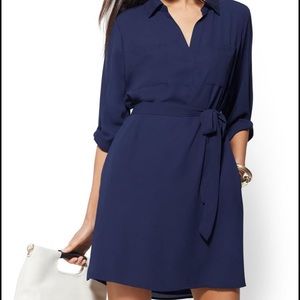 NY & Co. 3/4 Sleeve Shift Dress